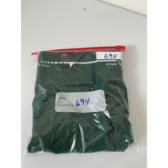 Adidas women W E Lin tights Green size 2XLT NWT IM2853 High Rise Full Length - Picture 13 of 13